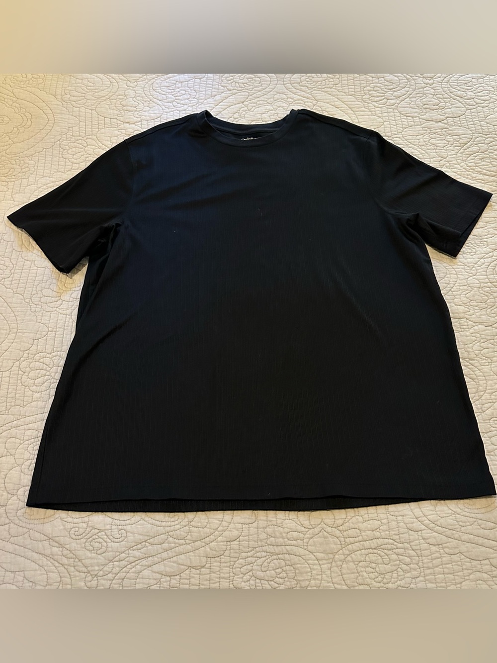 Ribbed Black T-shirt